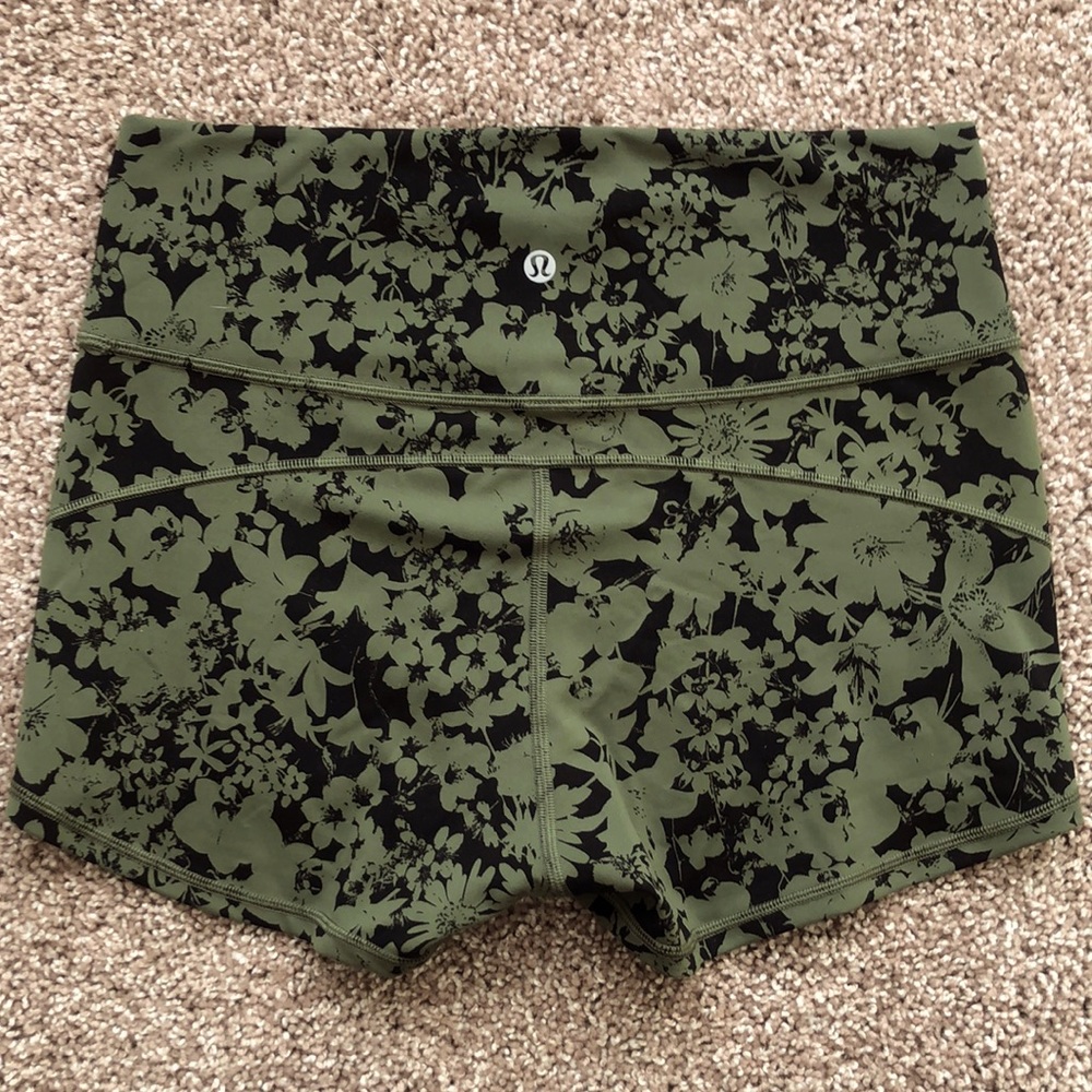 lululemon High Waisted Yoga Shorts